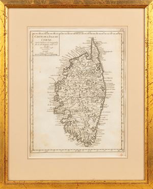 Carte de l'Isle de Corse