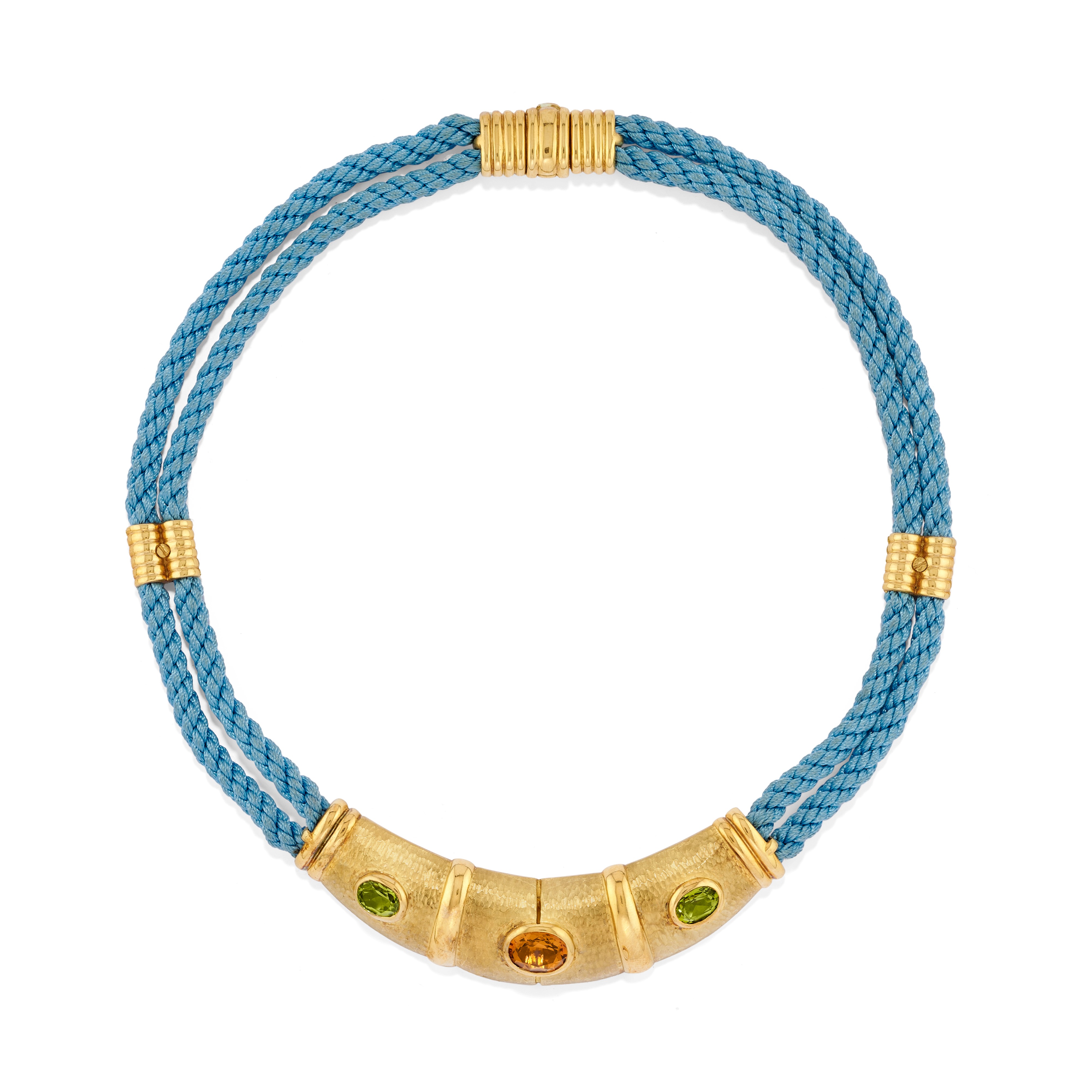 Parure con Quarzi Citrini e Peridoti