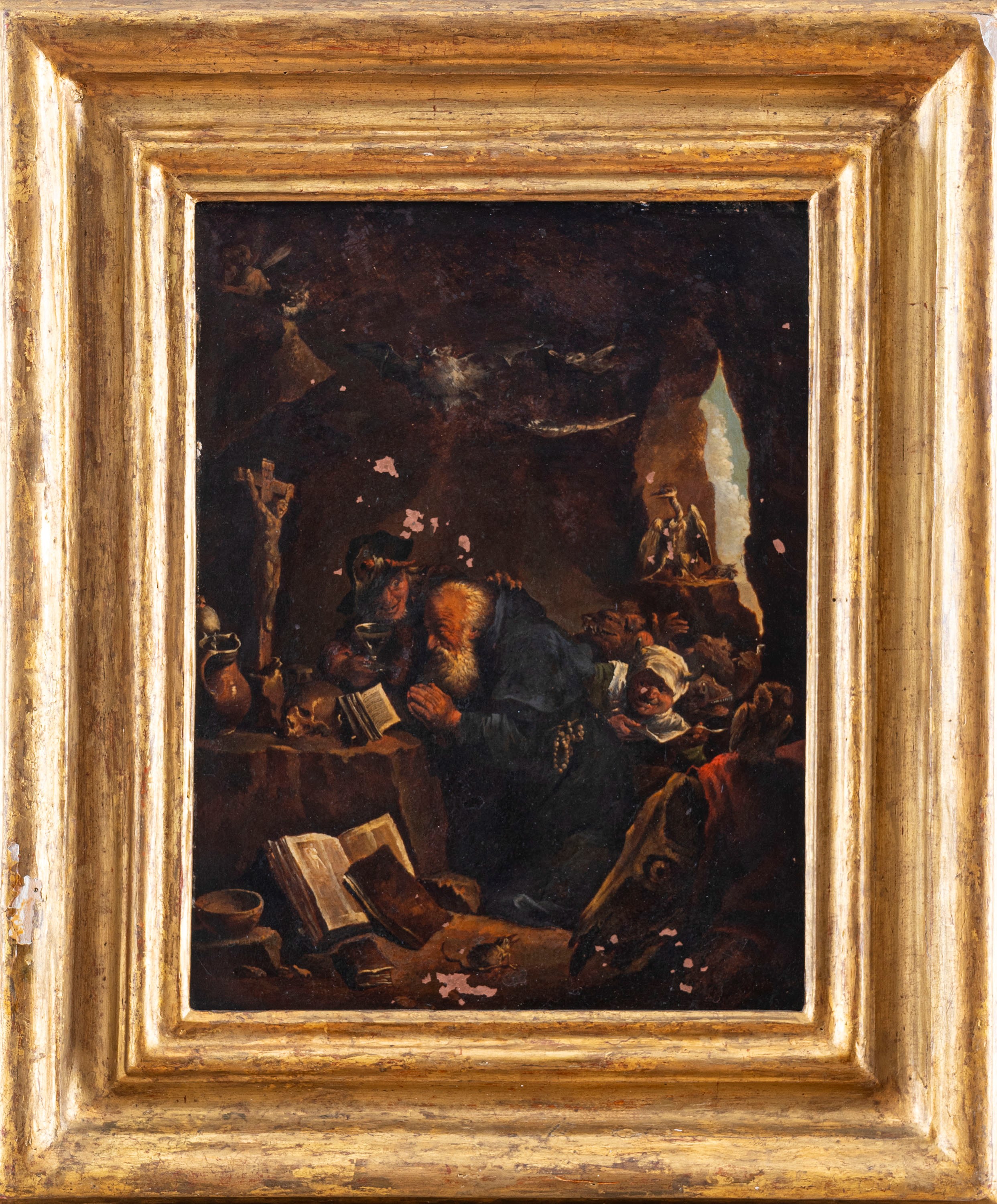 Maniera di David Teniers II - Le Tentazioni di Sant'antonio