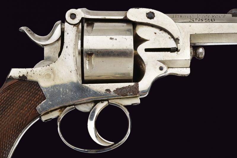 Raro Revolver Hill's Patent a Percussione Centrale