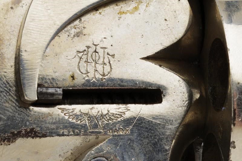 Raro Revolver Hill's Patent a Percussione Centrale