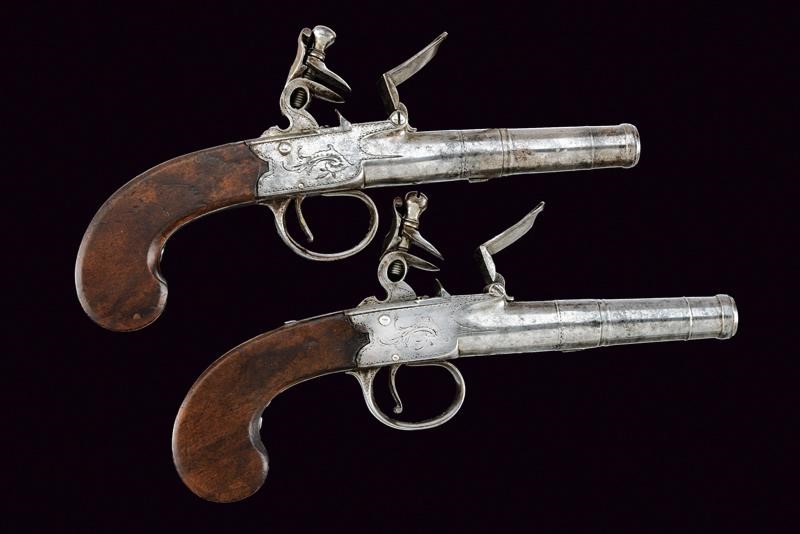 Paio di mazzagatti a pietra focaia