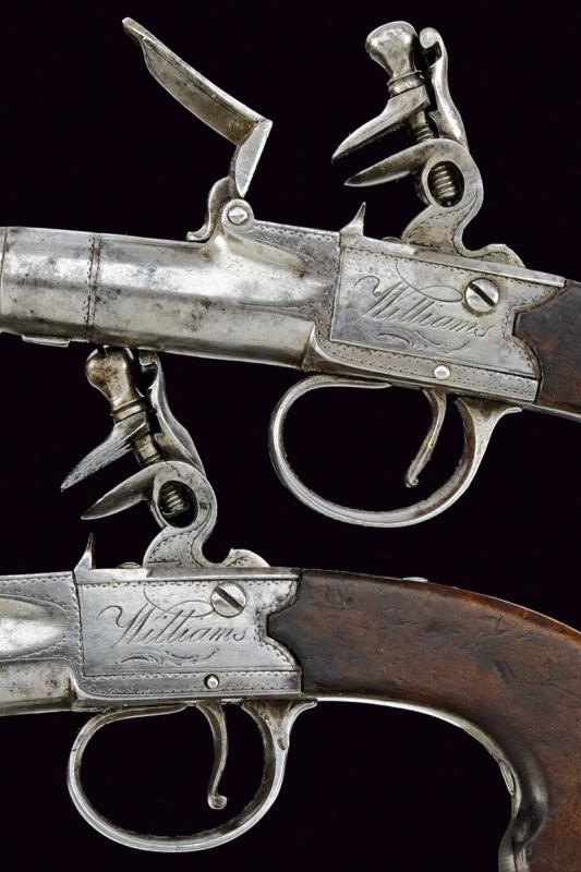 Paio di mazzagatti a pietra focaia