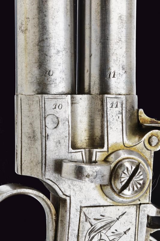 Mazzagatto a pietra focaia con canne sovrapposte di D. Egg