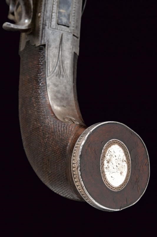 Bellissimo mazzagatto a pietra focaia di James Haywood, con baionetta a scatto