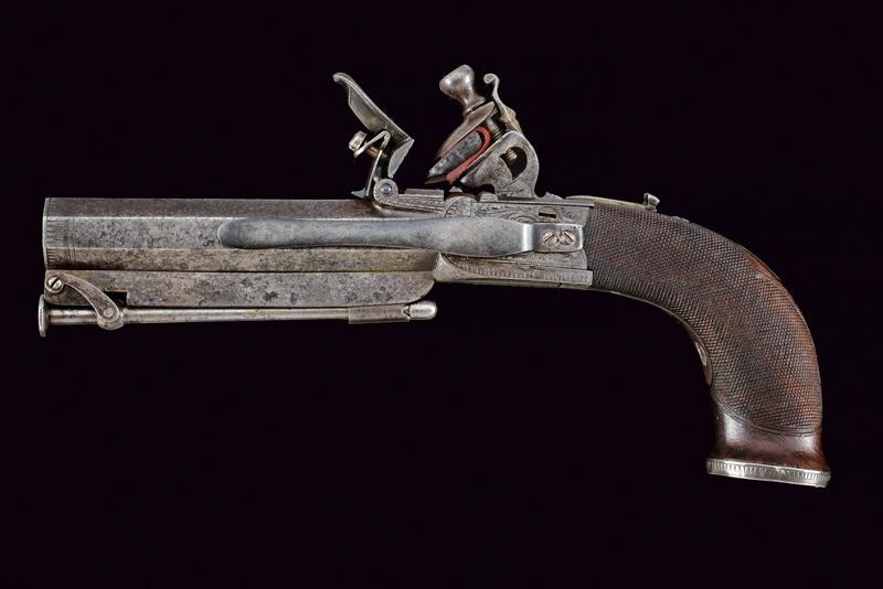 Bellissimo mazzagatto a pietra focaia di James Haywood, con baionetta a scatto