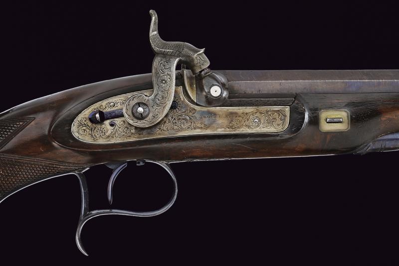 Paio di pistole a luminello di Samuel Nock