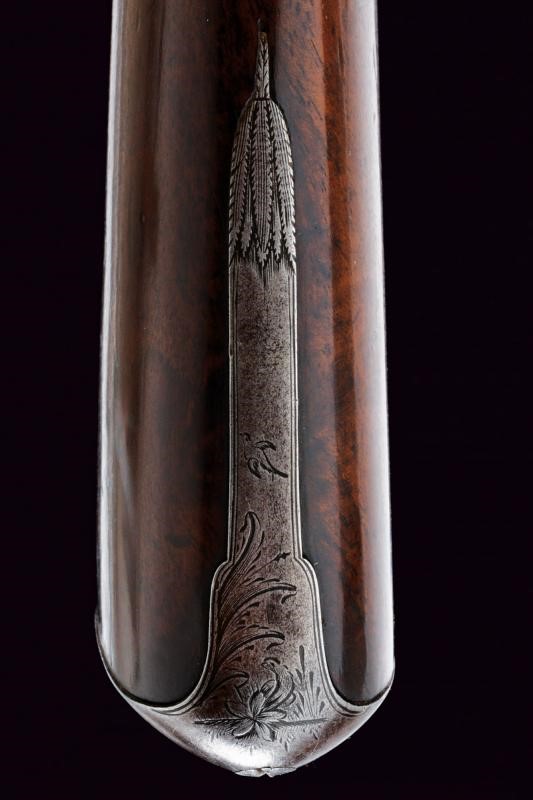 Bellissima doppietta a pietra focaia di Scott