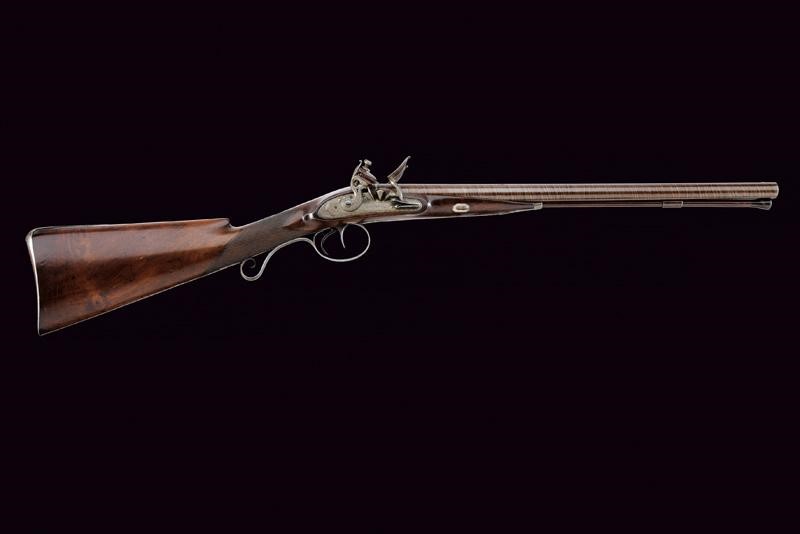 Bellissima doppietta a pietra focaia di Scott