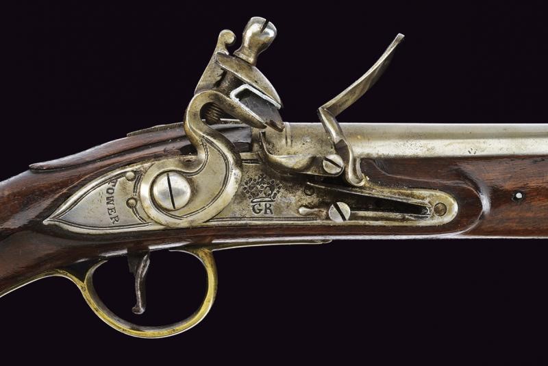 Pistola a pietra focaia "Sea service"