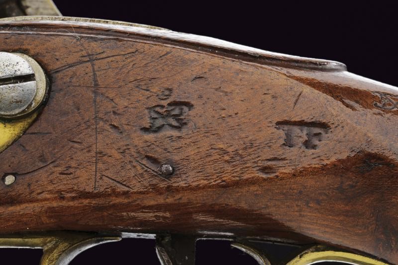 Pistola a pietra focaia "Sea service"