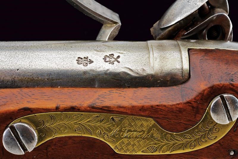 Pistola a pietra focaia da cavalleria personalizzata