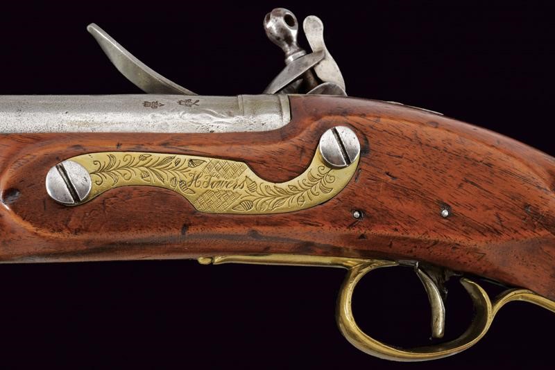 Pistola a pietra focaia da cavalleria personalizzata