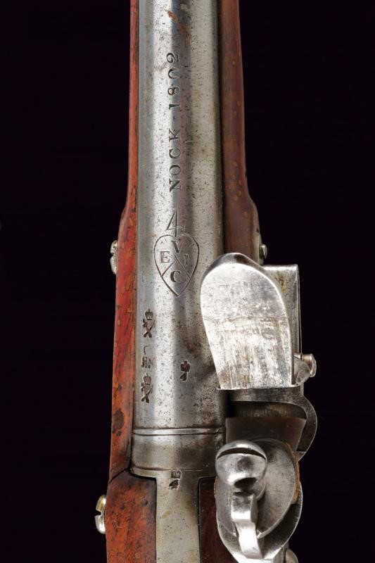 Pistola a pietra focaia da cavalleria di Nock dell'East India Company