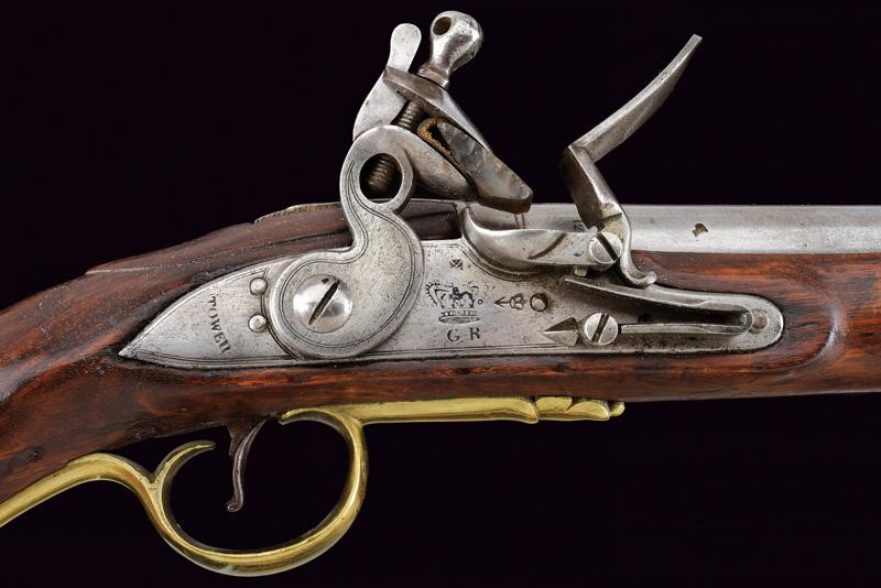 Pistola a pietra focaia "Long Sea Service"