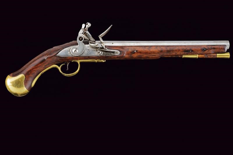 Pistola a pietra focaia "Long Sea Service"