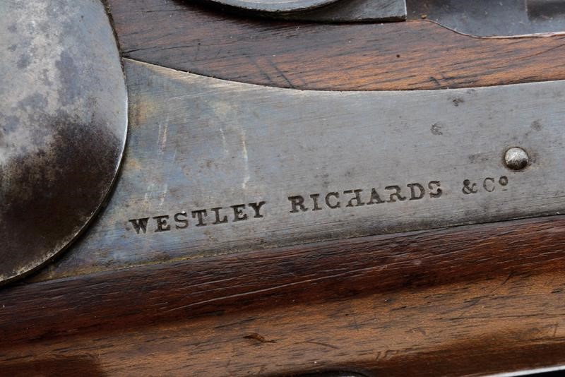 Rara Carabina a Luminello Whitworth con Sistema a Retrocarica Westley Richards "monkey Tail"