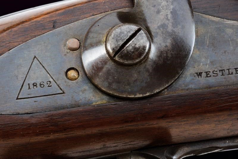 Rara Carabina a Luminello Whitworth con Sistema a Retrocarica Westley Richards "monkey Tail"