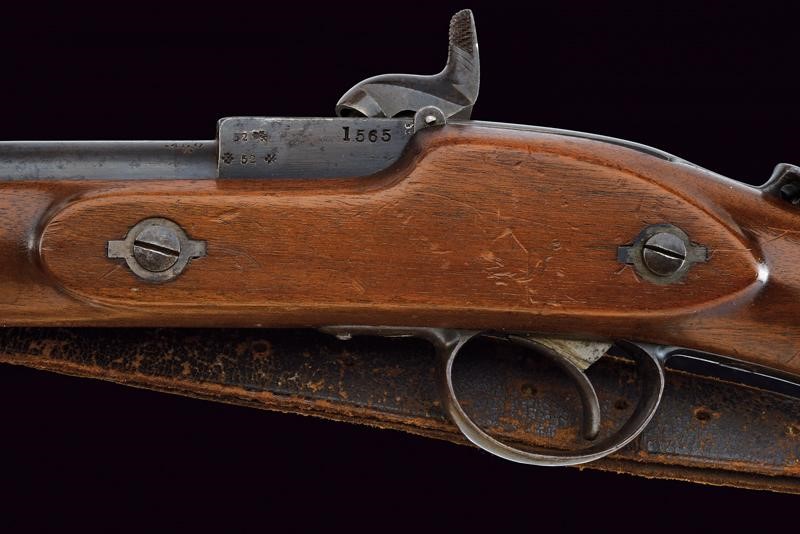 Rara Carabina a Luminello Whitworth con Sistema a Retrocarica Westley Richards "monkey Tail"
