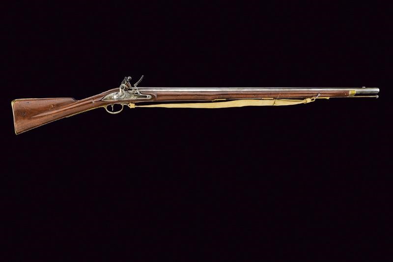 Fucile Brown Bess a pietra focaia con baionetta