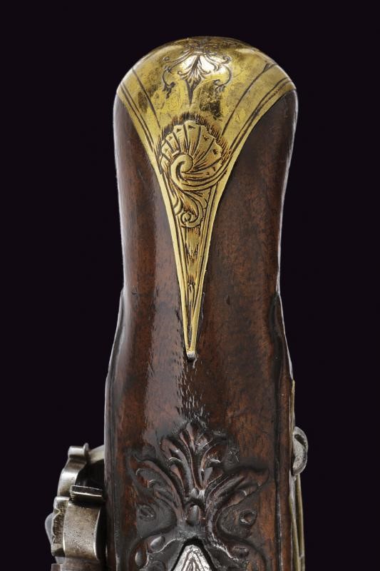 Pistola a pietra focaia alla romana da viaggio