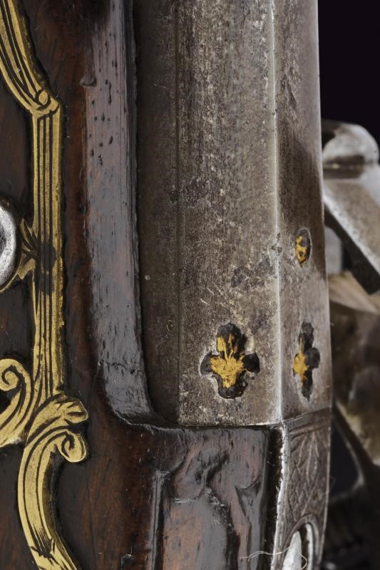 Pistola a pietra focaia alla romana da viaggio