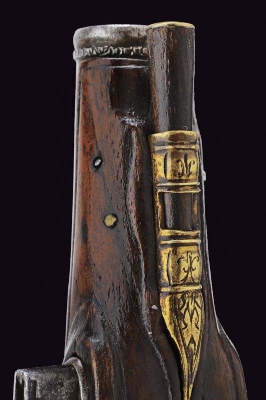 Pistola a pietra focaia alla romana da viaggio