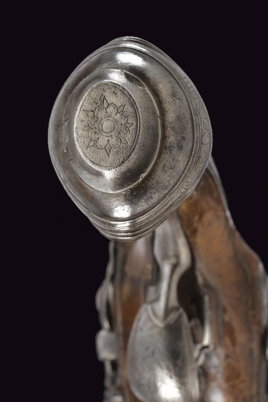 Pistola a pietra focaia a due canne