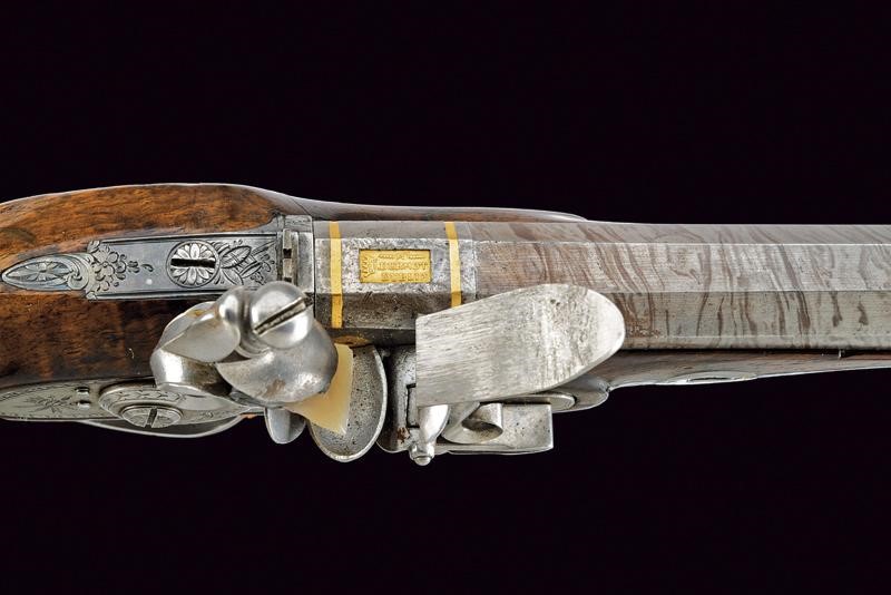 Bella pistola a pietra focaia di M. Dermot