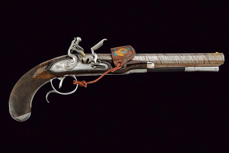 Bella pistola a pietra focaia di M. Dermot