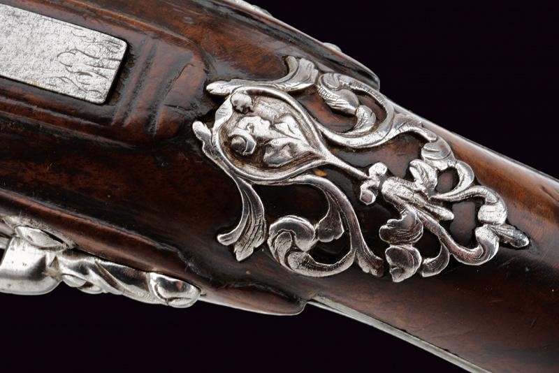 Rara pistola alla fiorentina con canna rigata