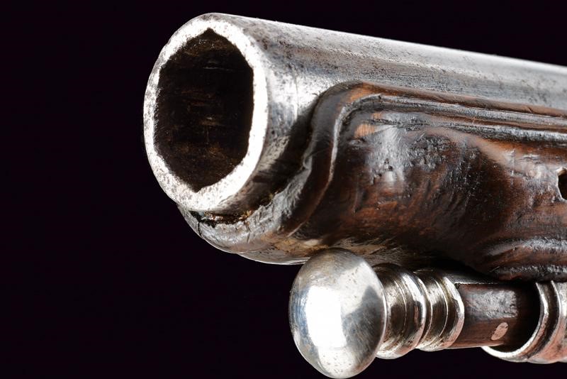 Rara pistola alla fiorentina con canna rigata