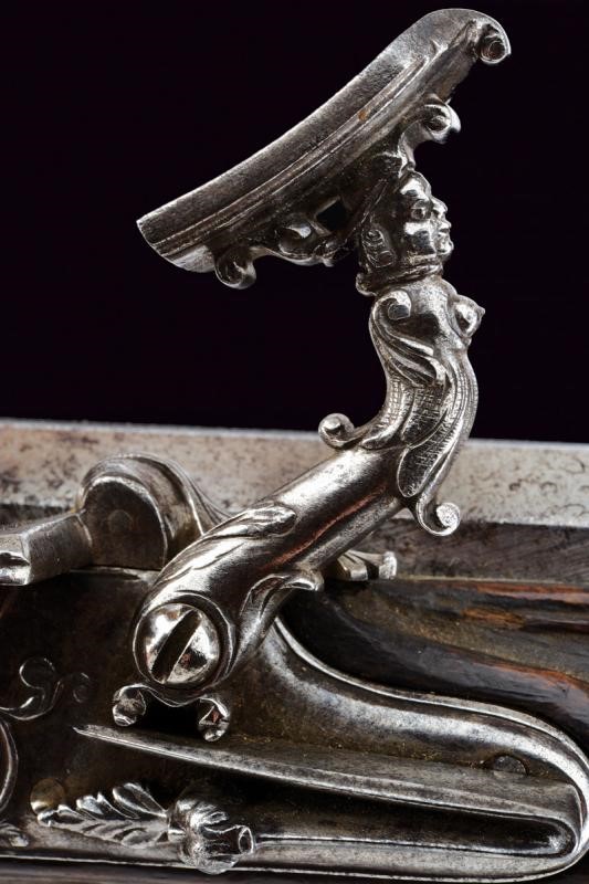 Rara pistola alla fiorentina con canna rigata