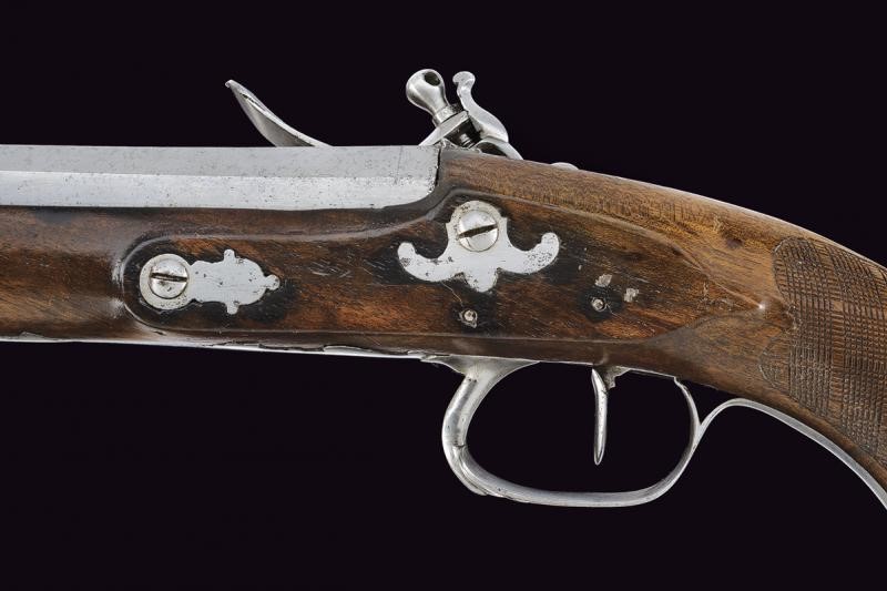 Paio di pistole a pietra focaia da ufficiale