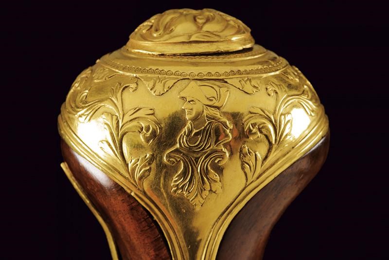 Raro paio di pistole a pietra focaia di Daniel Thiermay appartenute al Duca di Wurttemberg