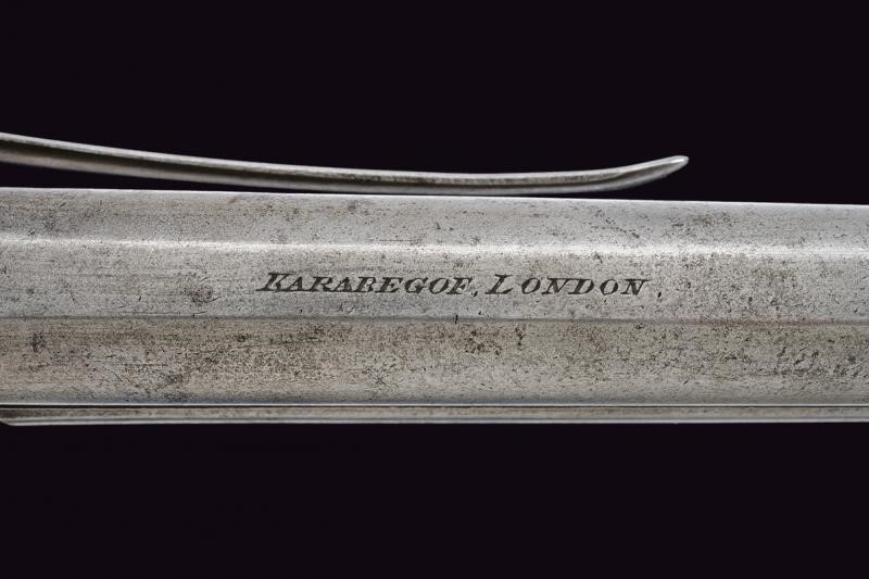 Pistola a luminello a due canne sovrapposte di Karabegof