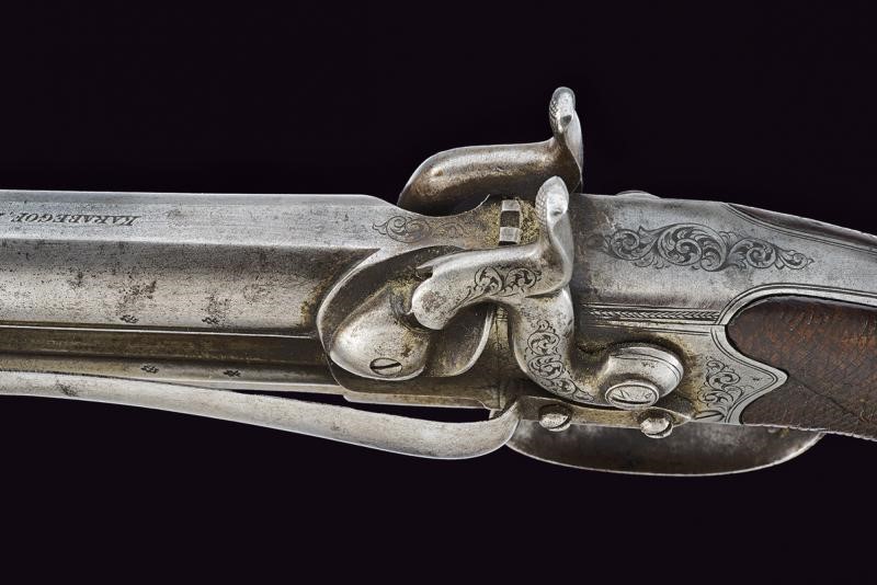 Pistola a luminello a due canne sovrapposte di Karabegof