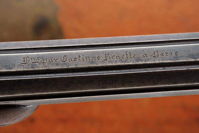 Bella pistola da tiro a luminello in cassetta di Gastinne Renette