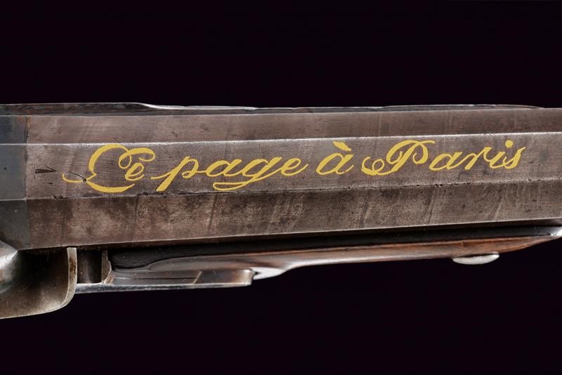 Paio di belle pistole a luminello da ufficiale di Le Page