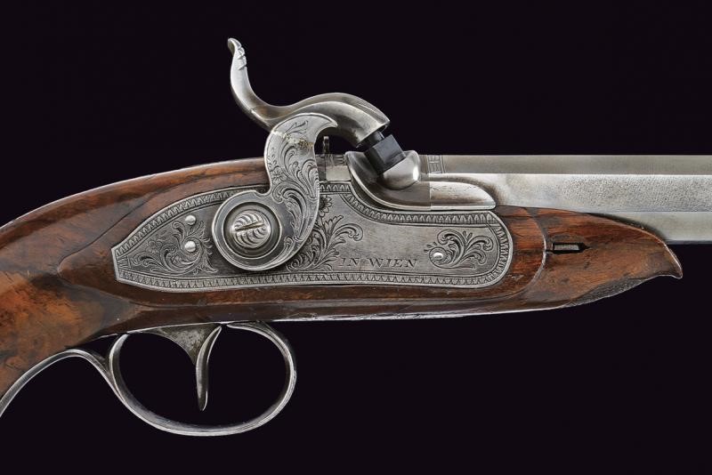 Paio di pistole a luminello da viaggio di Carl Pirko