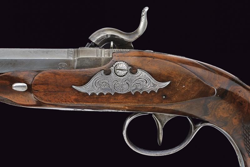 Paio di pistole a luminello da viaggio di Carl Pirko