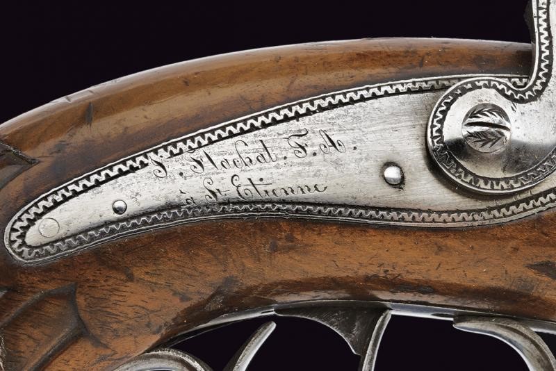 Paio di pistole a luminello di Flachat in cassetta