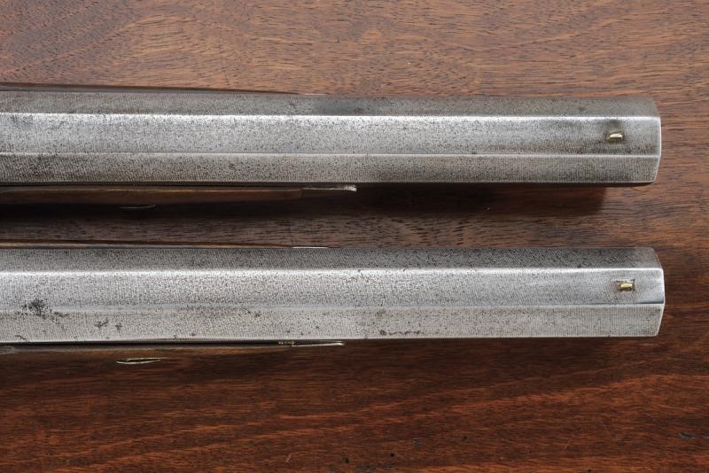 Paio di pistole a luminello di Flachat in cassetta