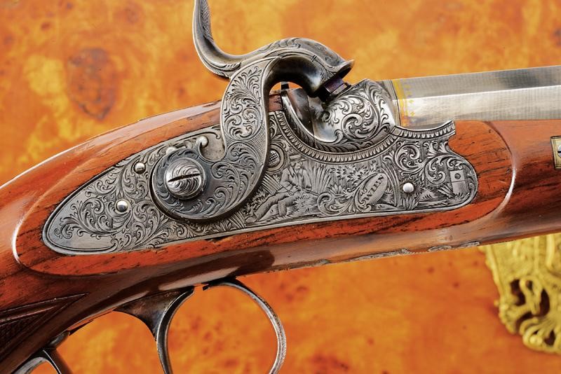 Paio di straordinarie di pistole a luminello di Carl Pirko