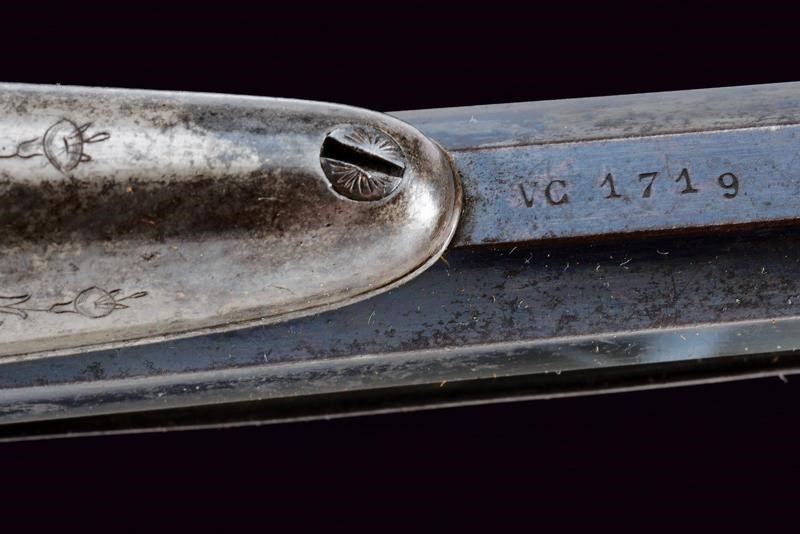 Rara pistola Collette a gravità in cassetta