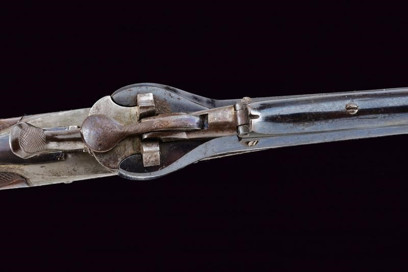 Rara pistola Collette a gravità in cassetta