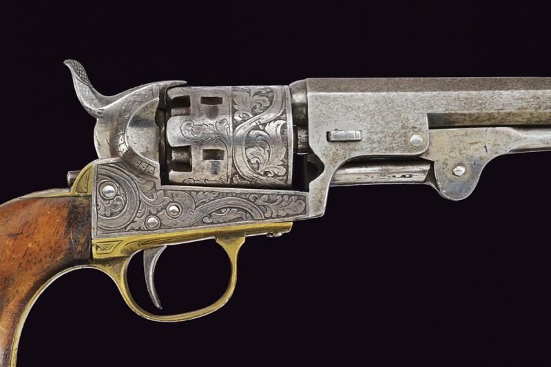 Revolver a luminello Colt Patent inciso