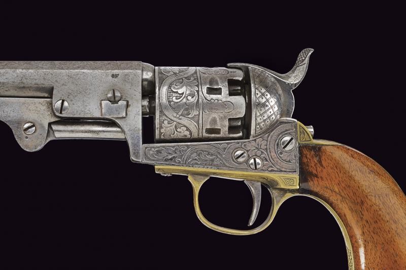 Revolver a luminello Colt Patent inciso