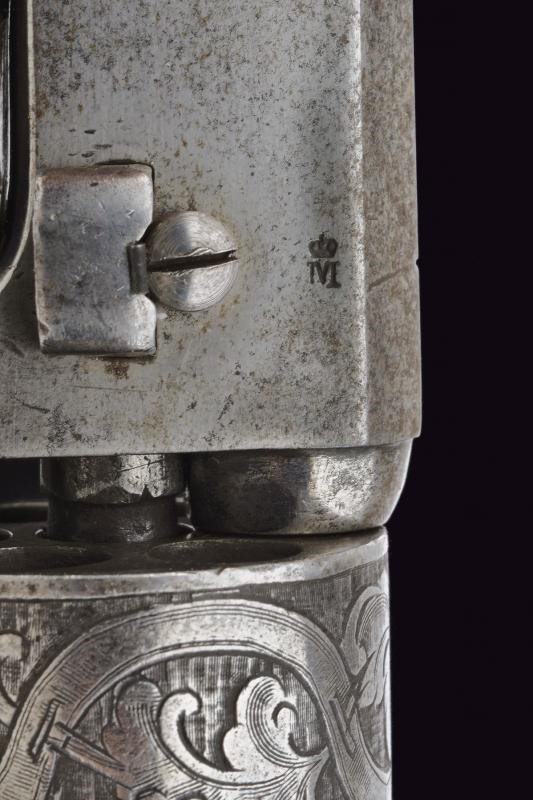 Revolver a luminello Colt Patent inciso