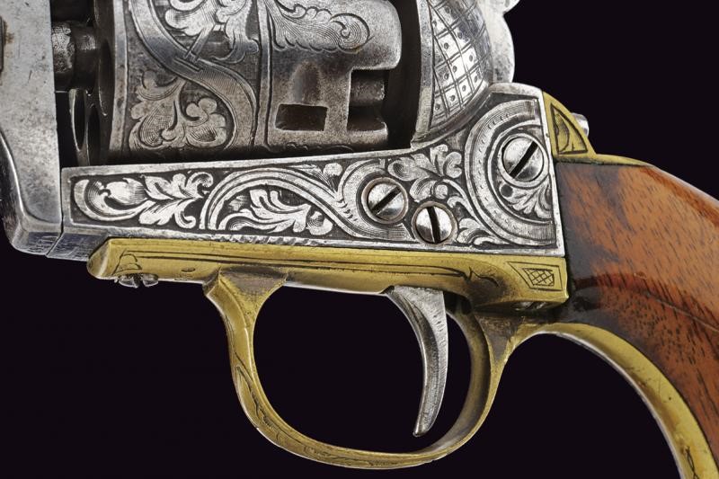Revolver a luminello Colt Patent inciso